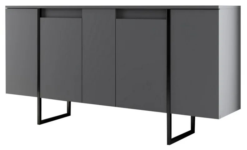 Skrinka Luxe Anthracite and Black