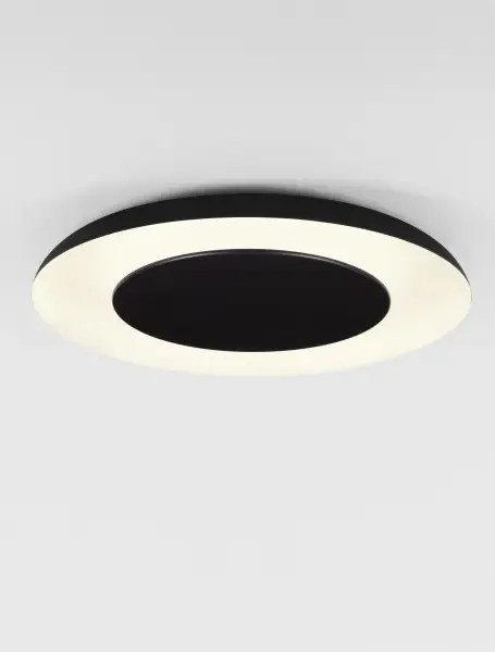 LED stmievateľné čierno-biele dizajnové stropné svietidlo Epos 60