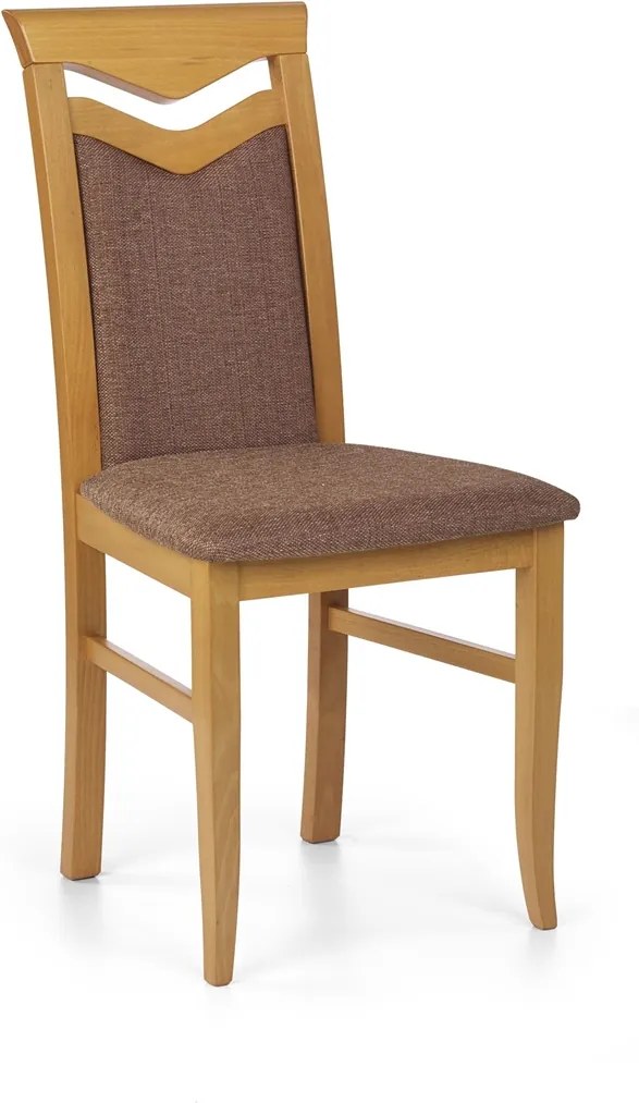 Jedálenská stolička Citrone - jelša / hnedá