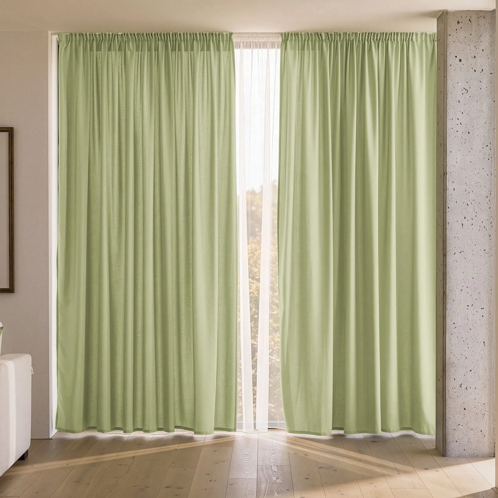 Goldea dekoračný záves marbella - hráškový 240x135 cm
