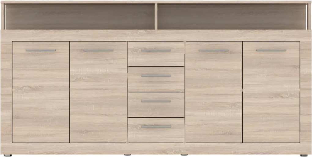 Komoda Luna 190 cm dub Sonoma