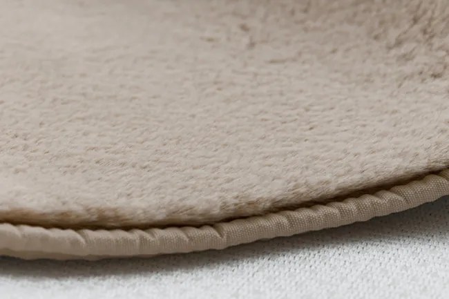 Protišmykový koberec POSH Shaggy camel, béžový plyš