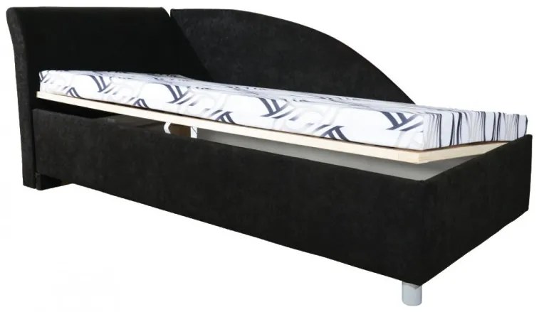 Jednolôžková posteľ (váľanda) 90 cm Pearline Plus (so 7-zónovým matracom štandard) (L). Vlastná spoľahlivá doprava až k Vám domov. 774153