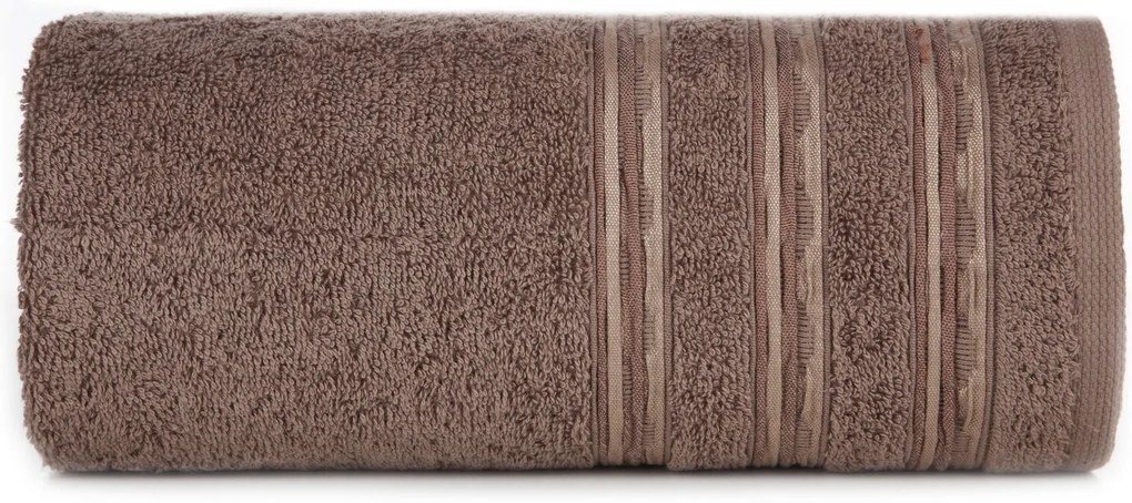 BAVLNENÝ UTERÁK JONAS 50X90 CM HNEDÁ