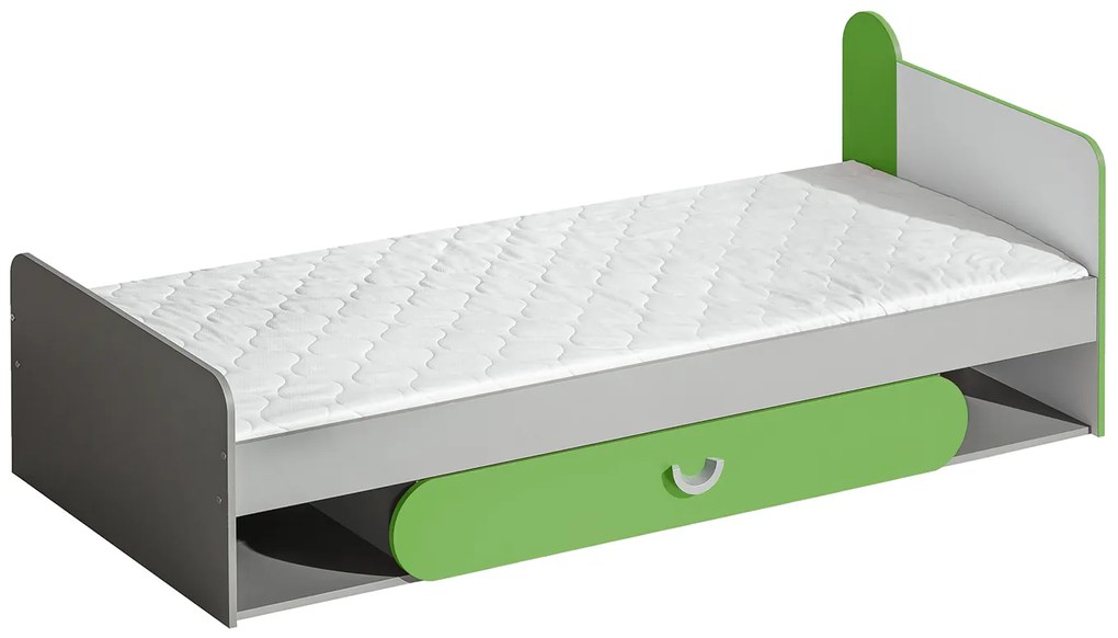 DL Detská posteľ FOMA F13 Farba: Zelená