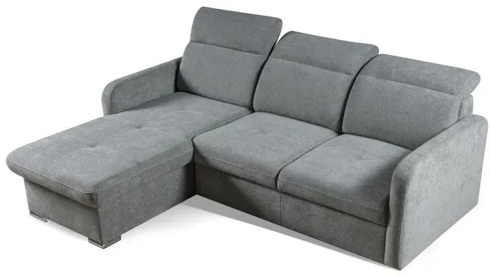 Rohová sedacia súprava Emily, sivá (tatum 279)