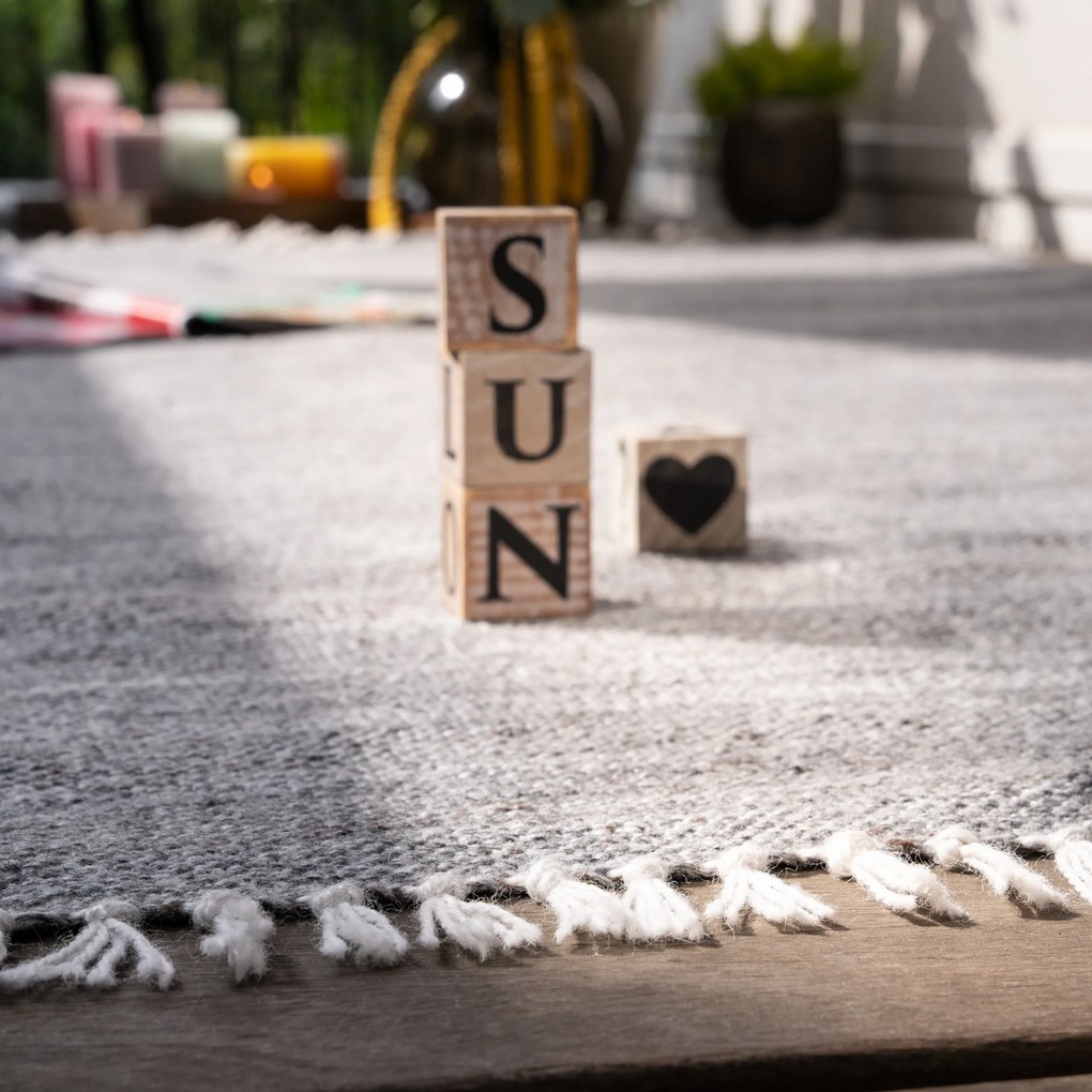 Kusový koberec My Rodan 565 Grey - na von aj na doma, 80x150, šedá, chodba / predsieň, Obsession