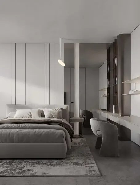 LED biele moderný luster Ekei