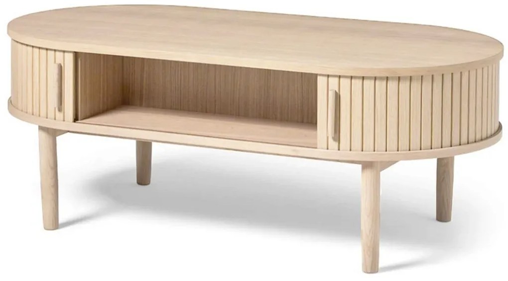 Dizajnový konferenčný stolík Palomino 120 cm biely dub