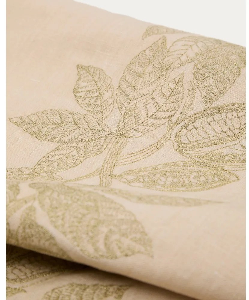 Obrus s prímesou ľanu 150x250 cm Oreti – Kave Home