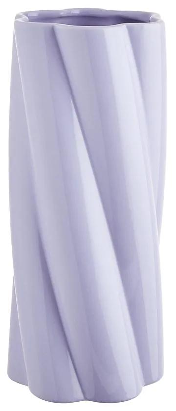 Butlers TWIST Váza 30 cm - sv. fialová