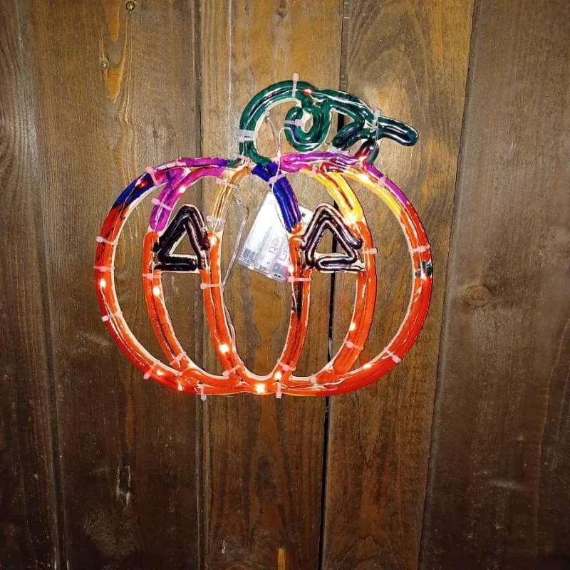 DECOLED Tekvica, 30 cm, biela