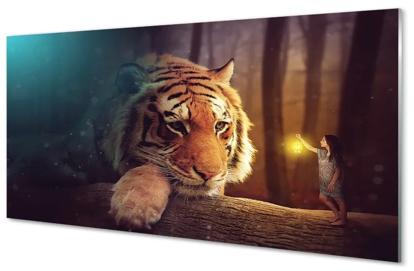 Sklenený obraz Tiger Woods muž 125x50 cm