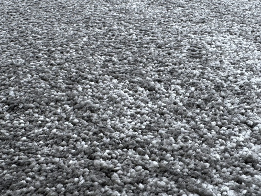 Vopi, Kusový koberec Laguna tmavo šedá kruh, 120x120 (priemer) kruh, šedá, obývacia izba