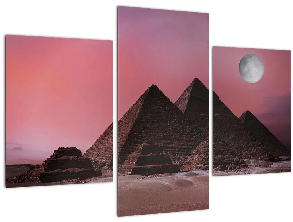 Obraz - Pyramídy Giza, Egypt (90x60 cm)