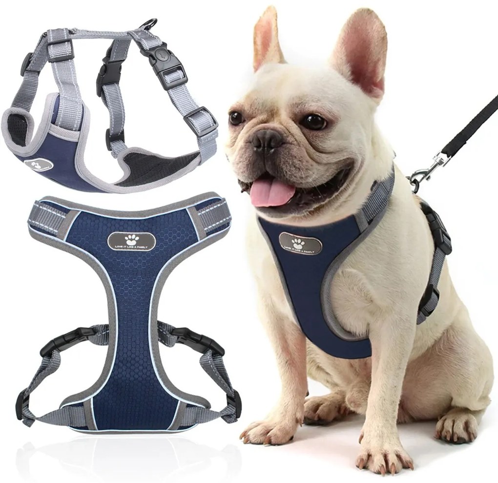 Postroj pre psa Astro S tmavomodrý