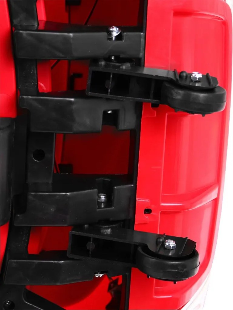 Ramiz Elektrické auto Rapid Racer pre deti, červené SUV + diaľkové ovládanie