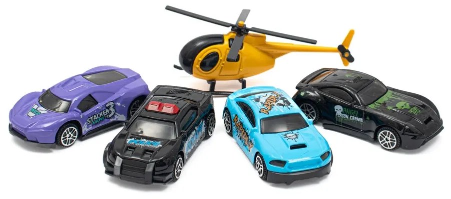 Detská garáž s helikoptérou Baby Mix