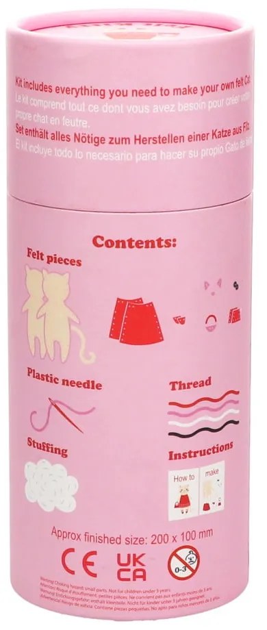 Kreatívna súprava Sew Your Own Cat – Rex London