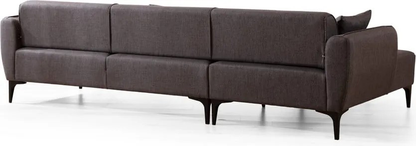 Tmavosivá rohová pohovka Belissimo, ľavý roh – Balcab Home