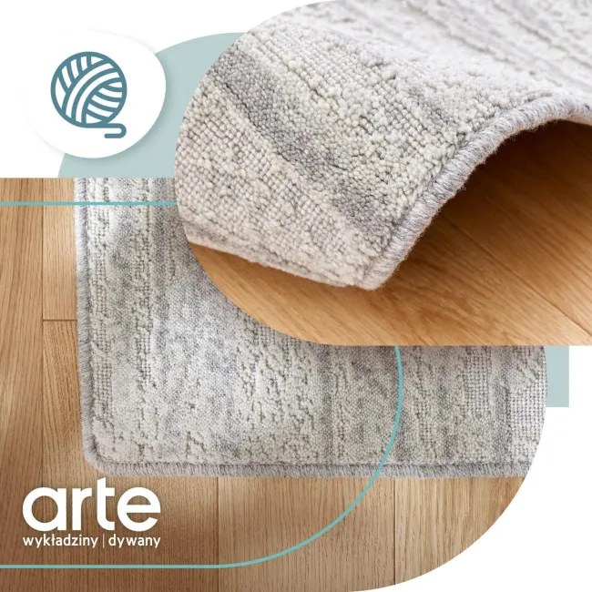 Koberec Agnella Noble Tejat svetlosivý