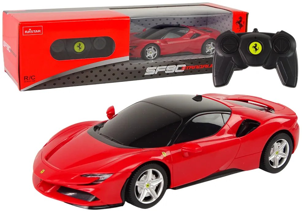 Lean Toys Auto R/C Ferrari SF90 Rastar 1:24 - červené