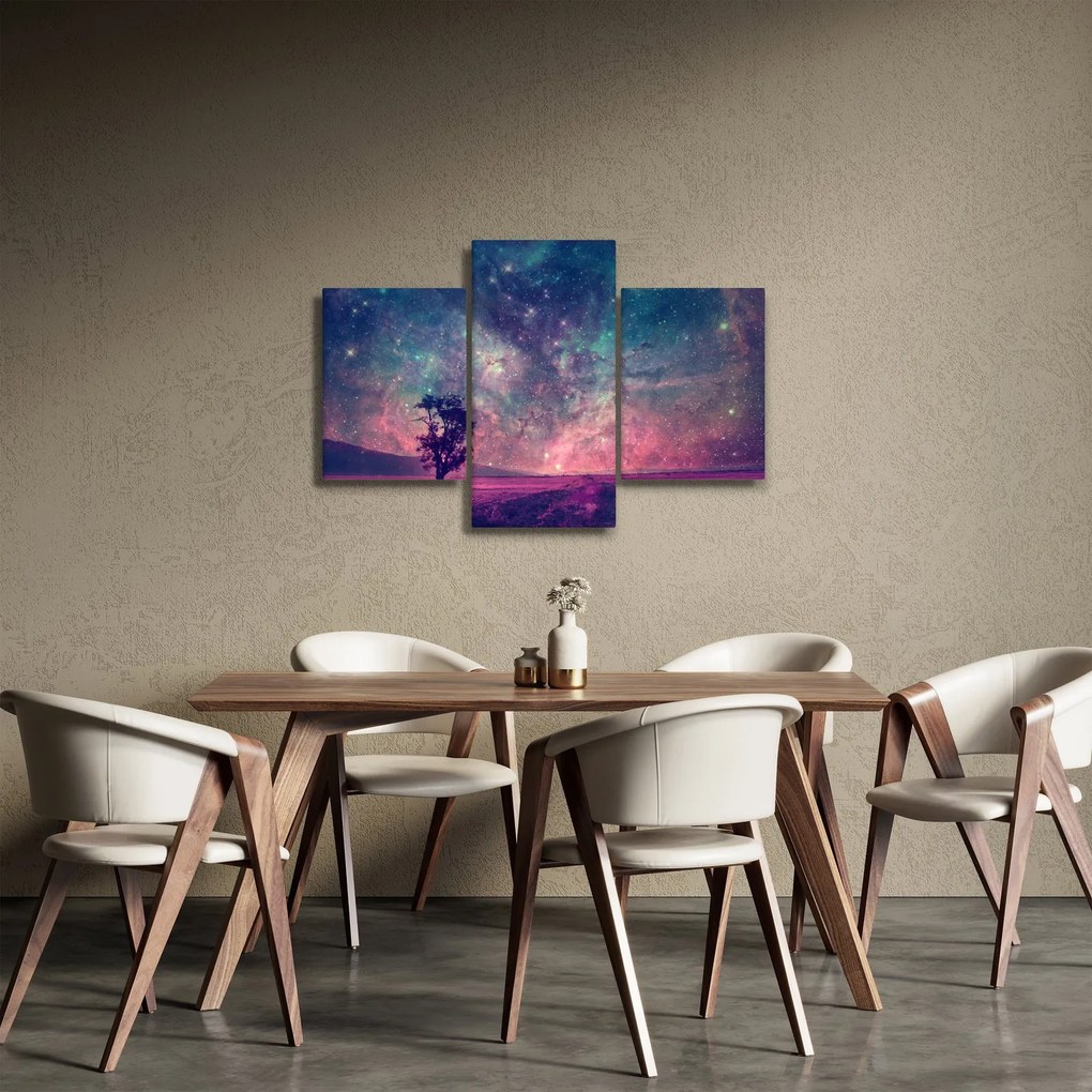 Obraz - Nadpozemská nočná obloha (90x60 cm)