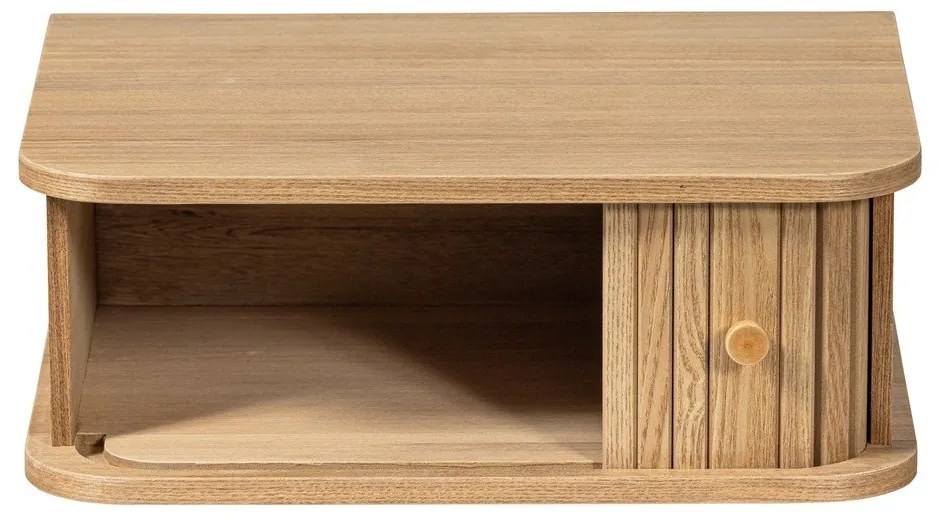 Závesný nočný stolík v dekore borovice v prírodnej farbe Jena – WOOOD
