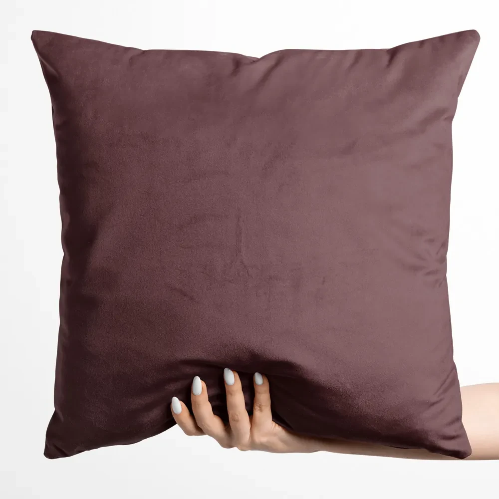 Biante Zamatová obliečka na vankúš Velvet Prémium SVP-019 Hnedofialová 70 x 90 cm
