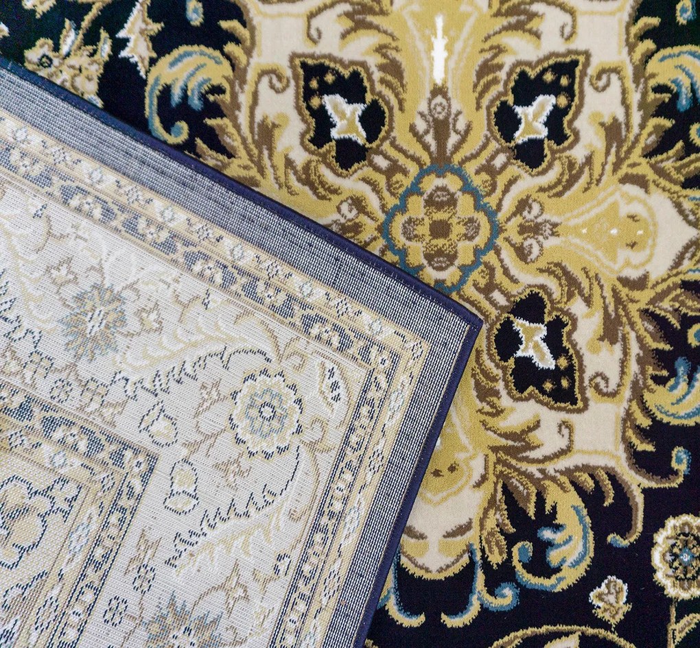 BE Koberec Shahrazad 4800 NAVY – námornícky modrý obdĺžnikový Rozmer: 140x190 cm