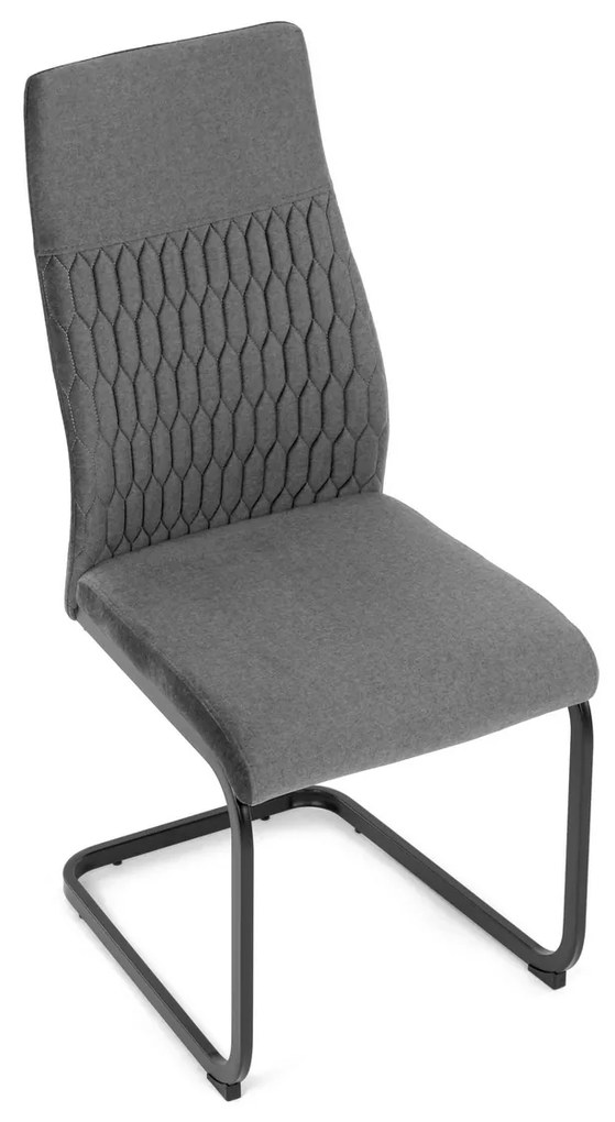 Jedálenská stolička DCL-X7018 GREY2, sivá