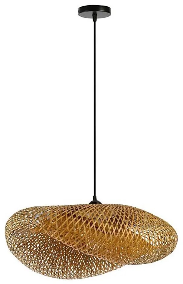 Immax 08269L - Luster na lanku HILO 1xE27/40W/230V pr. 60 cm bambus