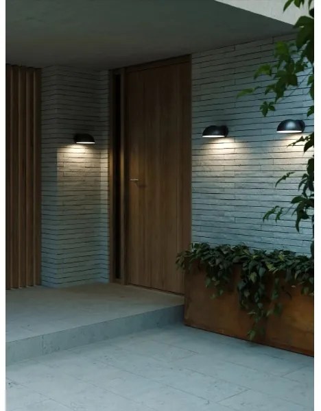 Nordlux - Vonkajšie nástenné svietidlo CLARSO 1xE27/10W/230V IP44