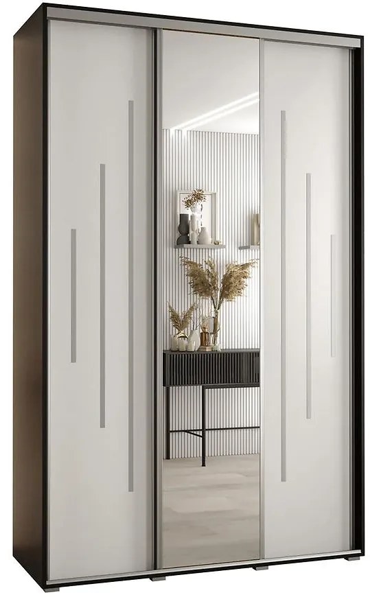 Skriňa 45 Canaris 13 180 čierna/biela/silver