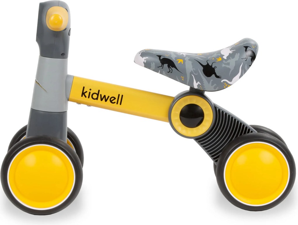 Mini balančný bicykel PETITO Dino 2v1 – ľahké vozítko pre deti od 1 roka, Kidwell