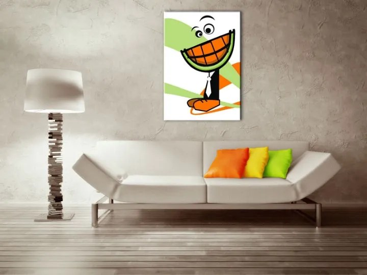 Ručne maľovaný POP Art obraz MELON  melon