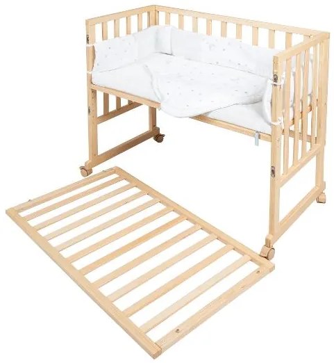 roba Prístelka 3 v 1 Safe asleep (prírodný lak)  (100397089)