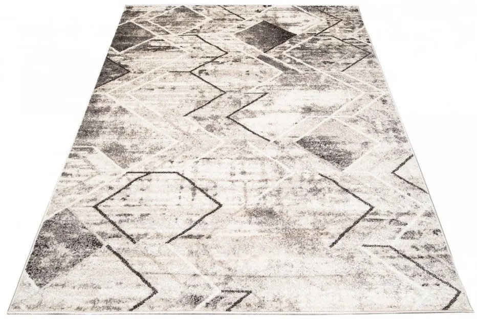 Univerzálny moderný koberec s geometrickým vzorom Šírka: 120 cm | Dĺžka: 170 cm