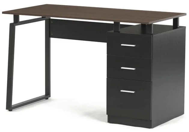 Autronic BONTEC Kancelársky stôl 120x60cm, melamín, dub, APC-3218 OAK Farba: Hnedá