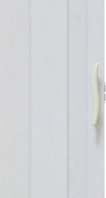 Skladacie dvere 001P biely dub matný 100 cm