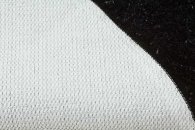 Kúpeľňový koberček SANTA čierny kruh