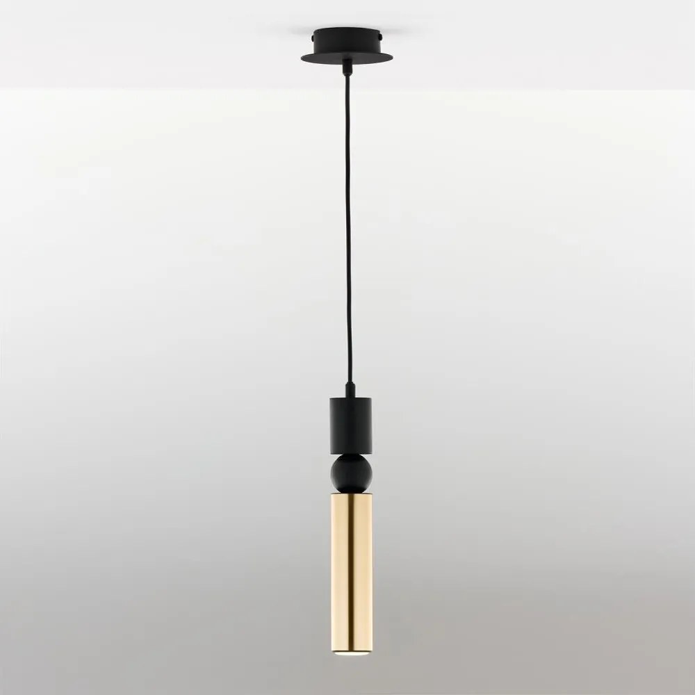 Jupiter 2006 - Luster na lanku ALAS 1xGU10/10W/230V zlatá/čierna