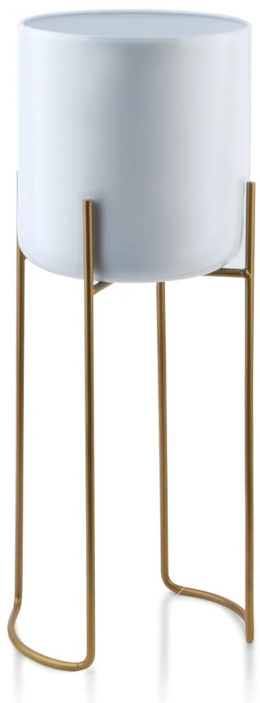 Kvetináč SWEN biely