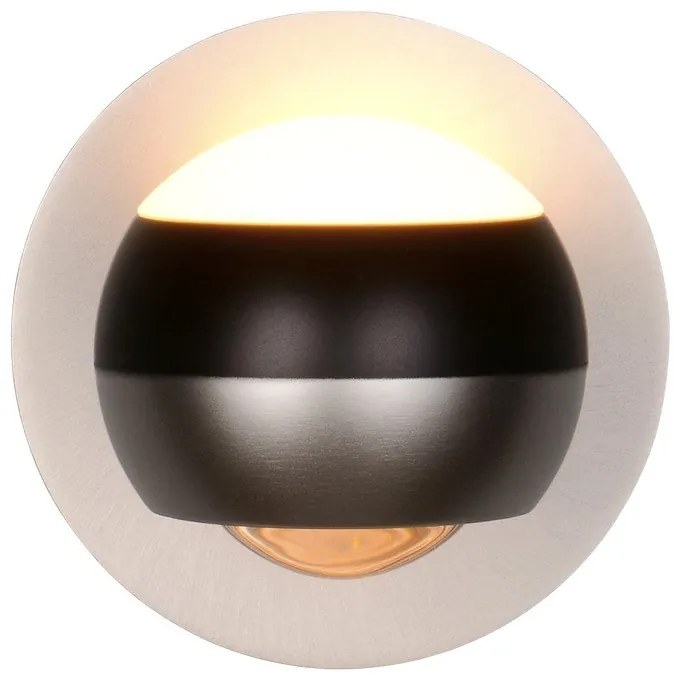 Čierne/v striebornej farbe LED nástenné svietidlo Orbit – Trio Select