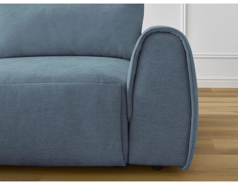 Modrá rohová pohovka Aden – Bobochic Paris