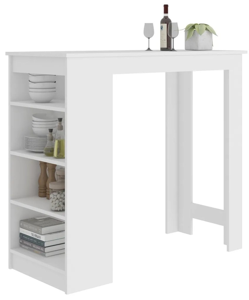 Barový stôl Ruto biely