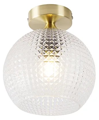 Stropné svietidlo v štýle Art Deco mosadz - Sphere