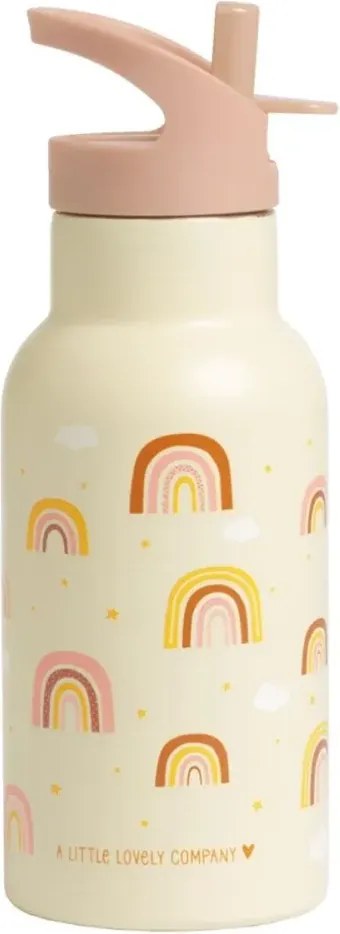Nerezová fľaša na pitie dúha