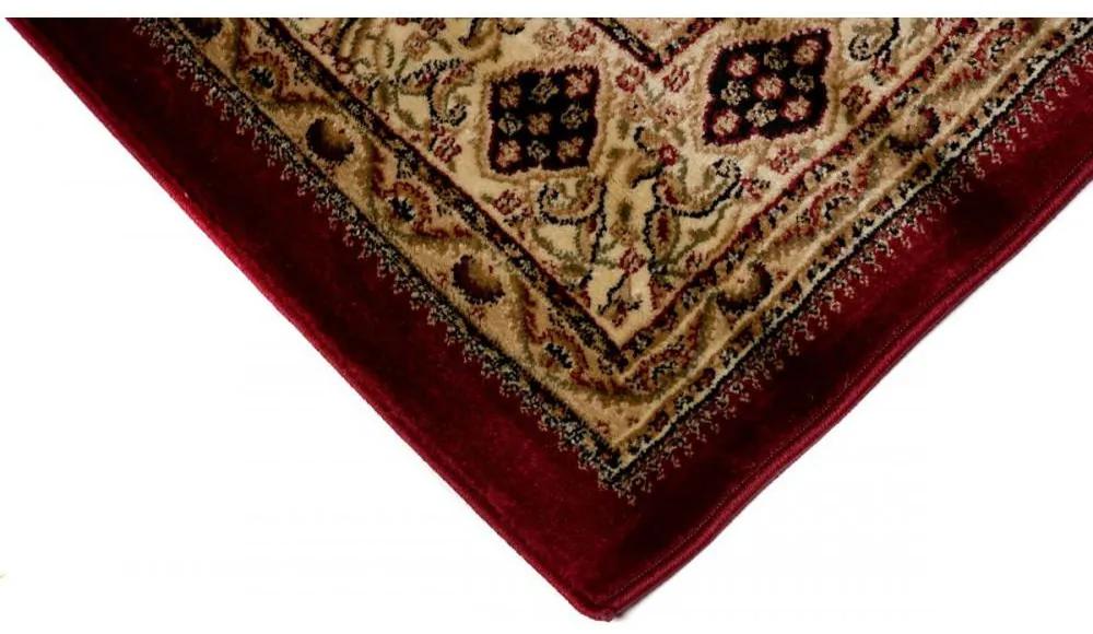 Kusový koberec klasický vzor 8 červený 150x295cm