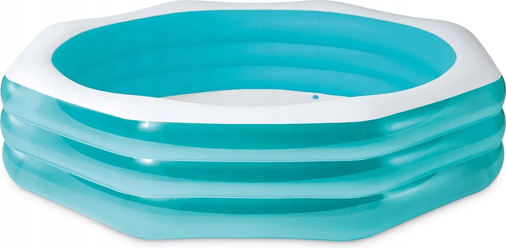 Detský Nafukovací Záhradný Bazén Intex Osemuholník 254 x 254 x 56 cm